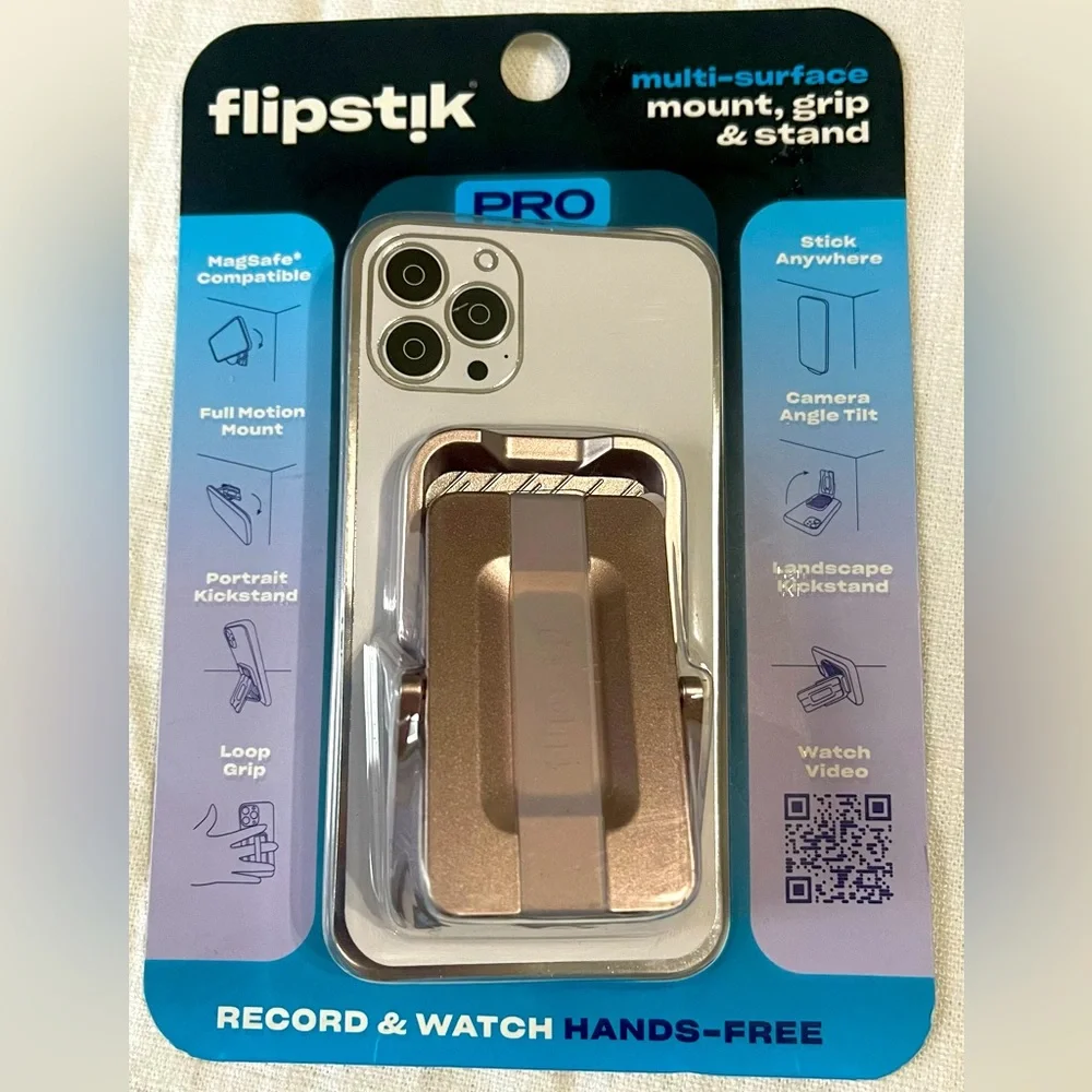 NEW Flipstik Pro Multi-Surface Mount, Grip & Stand